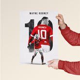 Wayne Rooney – Manchester United Icon Poster